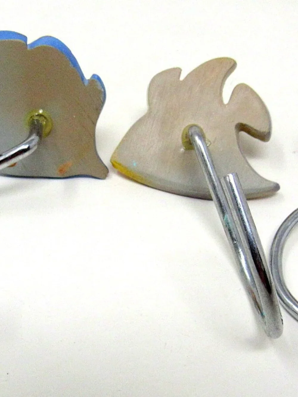 12 Tropical Fish Shower Hooks Colorful Curtain Rod Modern Bath Decor